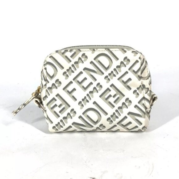 FENDI 8N0179 SKIMS collaboration Skims logo Makeup pouch Cosmetics Pouch - Picture 2 of 12